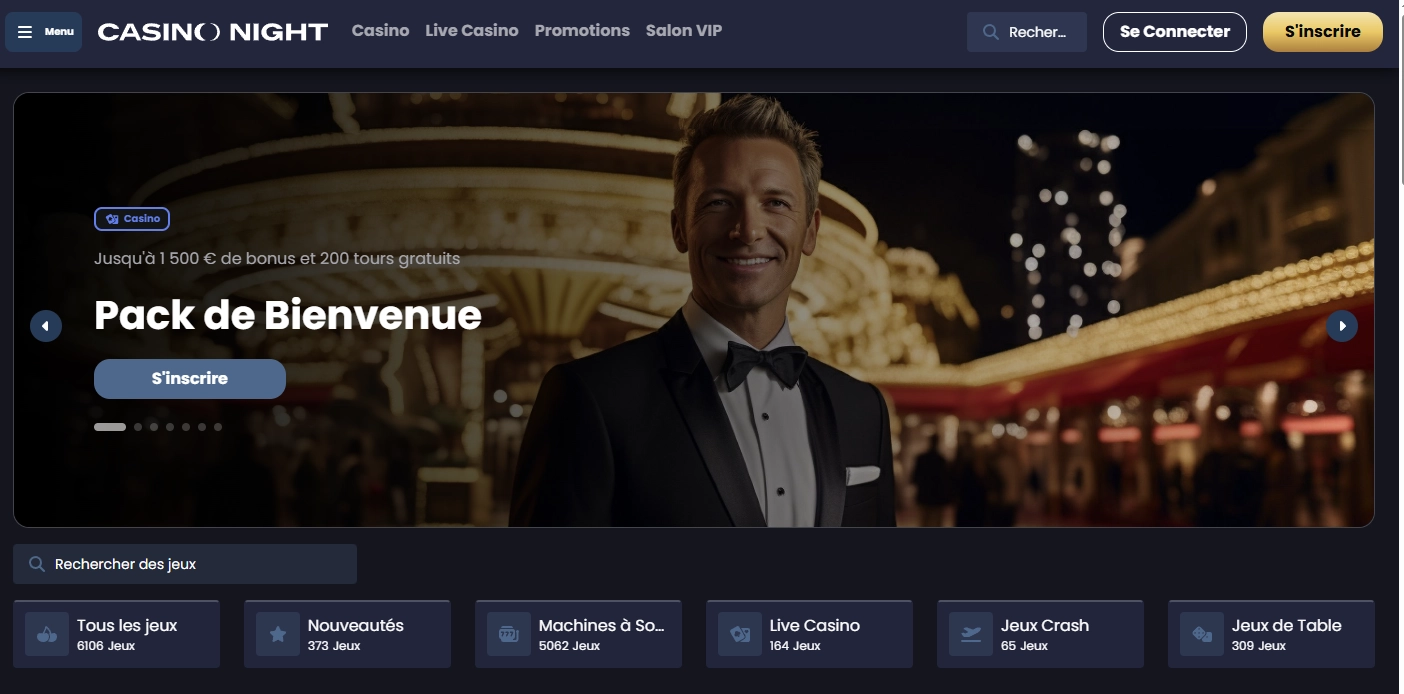 Night Casino Expérience